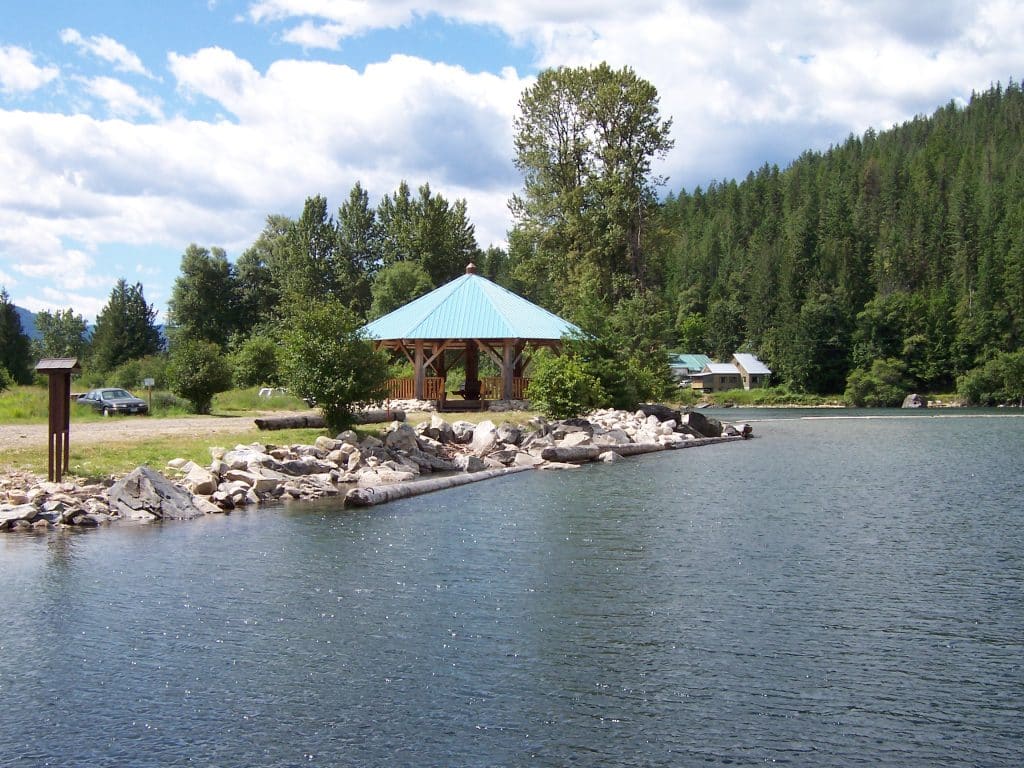 Gazebo and Lake